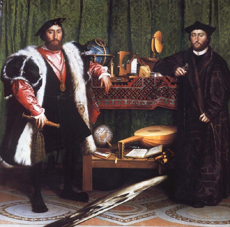  Portrait of Jean de Dinteville and Georges de Selve